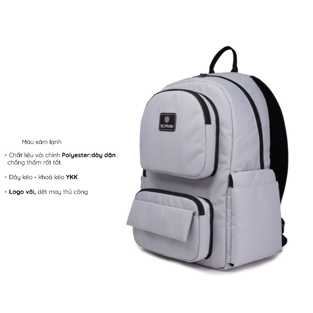 SCARAB FUSSY BACKPACK VERSION 2 - Ba lô Thời Trang, Balo Đi Học Nam Nữ