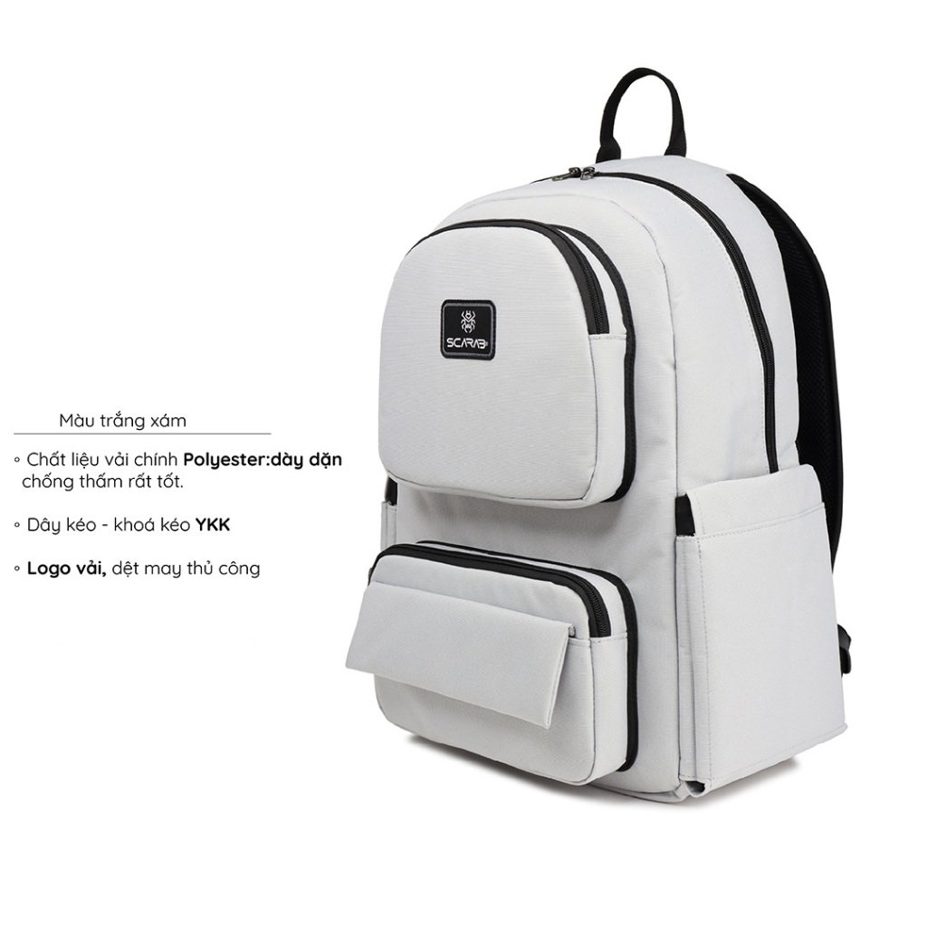 SCARAB FUSSY BACKPACK VERSION 2 - Ba lô Thời Trang, Balo Đi Học Nam Nữ