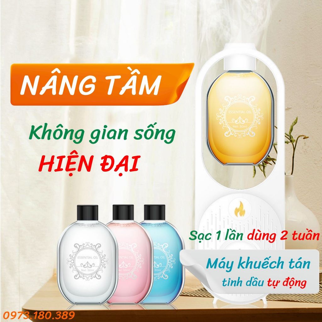 Máy xịt thơm tự phòng động phun nước hoa hẹn giờ Máy làm mát không khí và khử mùi khuếch tán hương thơm_Smart house BC03