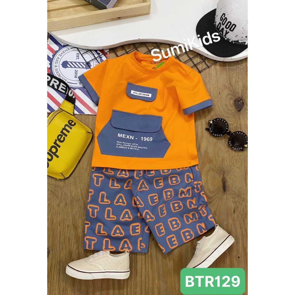 Bộ Thun Bé Trai sumikids  45kg- 55kg