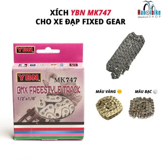 Xích xe đạp fixed gear/bmx ybn mk 747 taiwan