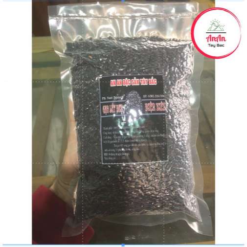 Gạo Lứt đen Điện Biên  loại đặc biệt thơm, ngon, dẻo - AnAn đặc sản Tây Bắc