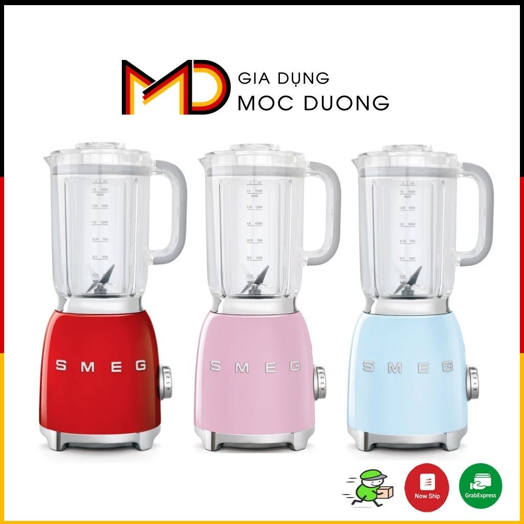 Máy xay sinh tố SMEG BLF01 nhiều màu [Hàng Đức]