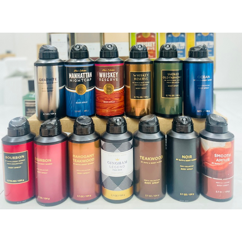 Xịt toàn thân Nam Bath & Body Works - BODY SPRAY 104g- COLOGNE MIST 147ml