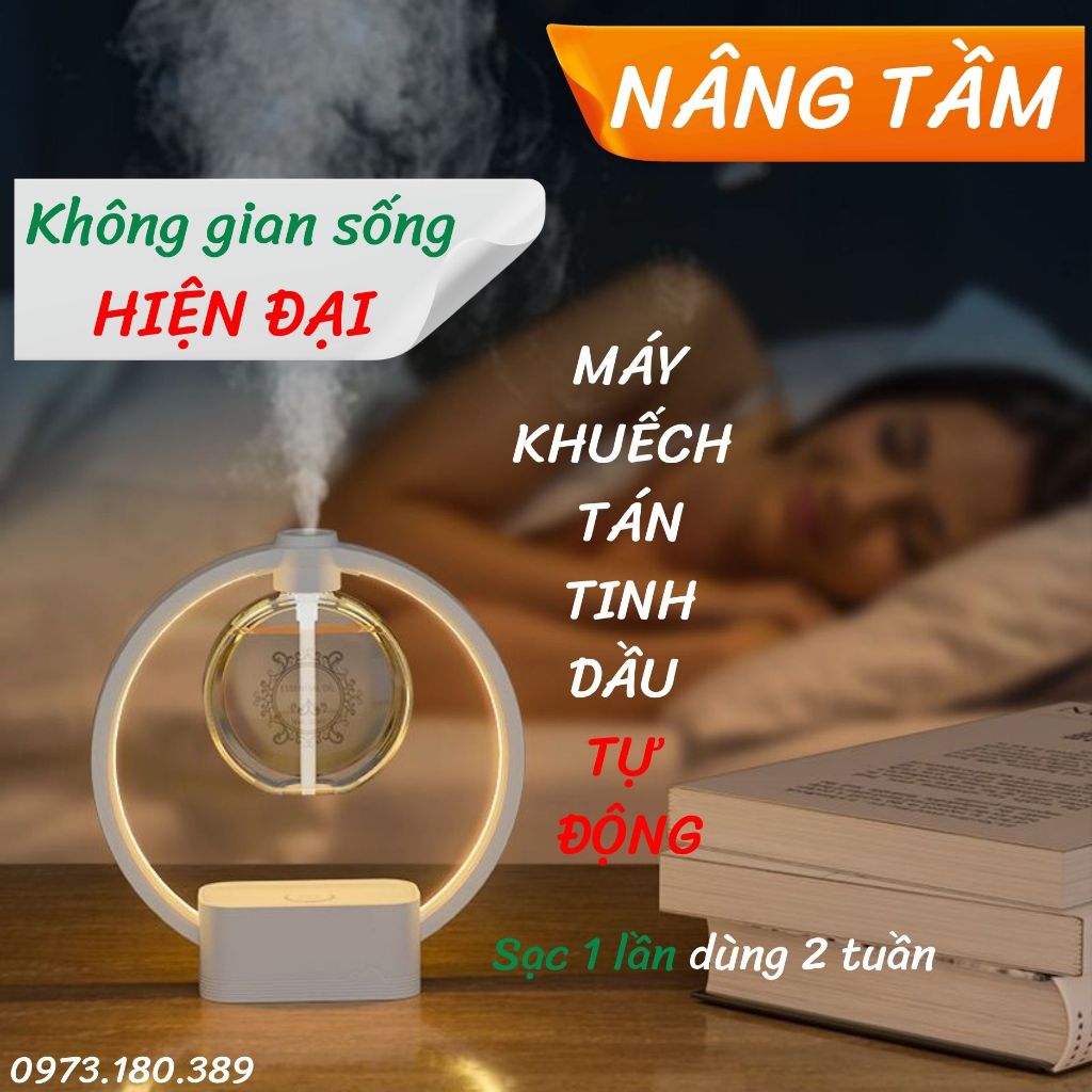 Máy Xịt Thơm Phòng Tự Động Tích Hợp Đèn Ngủ Máy Khuếch Tán Nước Hoa Khử Mùi Làm Thơm Phòng Tạo Ẩm Xông Tinh Dầu_ BC04