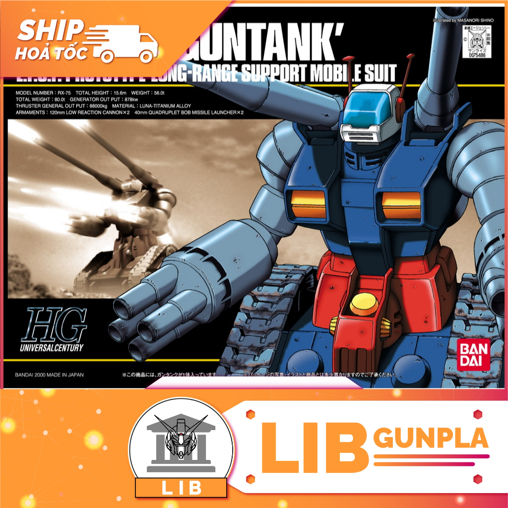 Mô hình lắp ráp Gundam HG UC Guntank