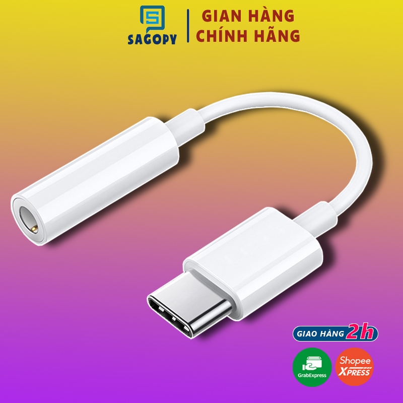 Jack chuyển đổi tai nghe Type C to 3.5mm cho ip 15, 15pro, 15promax, android Samsung, oppo, xiaomi, vivo S P