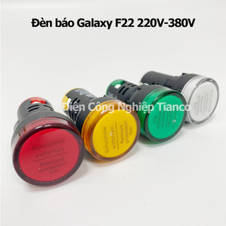 Combo 3 đèn báo tủ điện Galaxy phi 22 đỏ vàng xanh