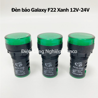 Combo 3 đèn báo tủ điện Galaxy phi 22 đỏ vàng xanh