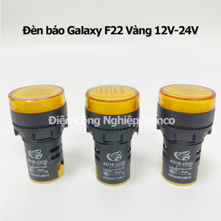 Combo 3 đèn báo tủ điện Galaxy phi 22 đỏ vàng xanh