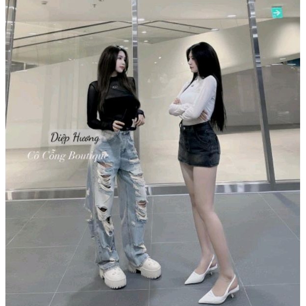 Set 2 món Áo Lưới tag ngực dài tay Kèm áo quây zip hàng co dãn