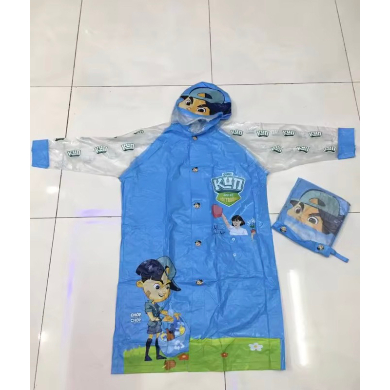 Áo mưa Kun cho bé siêu cute