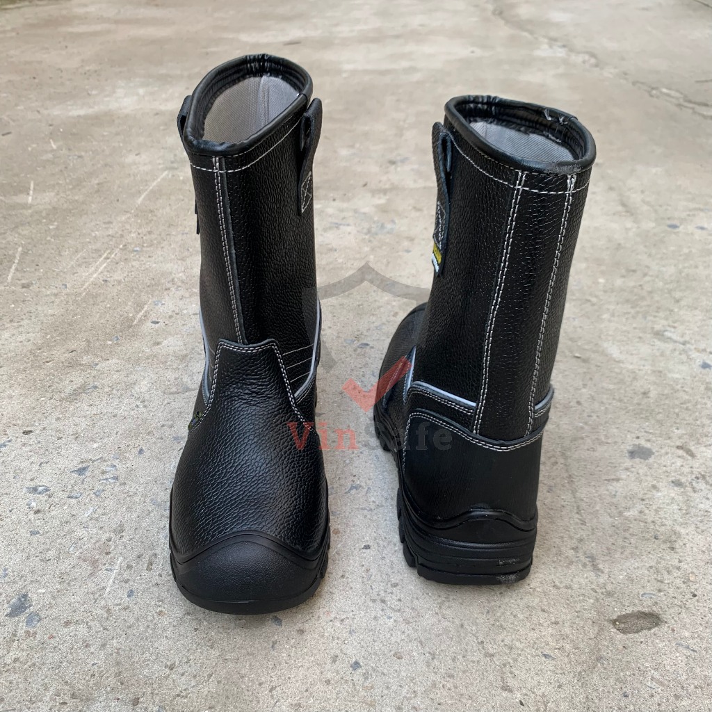 FULLBOX Ủng Helios mũi thép, chống đinh, chống dầu, chống nước, chống trơn trượt, siêu bền