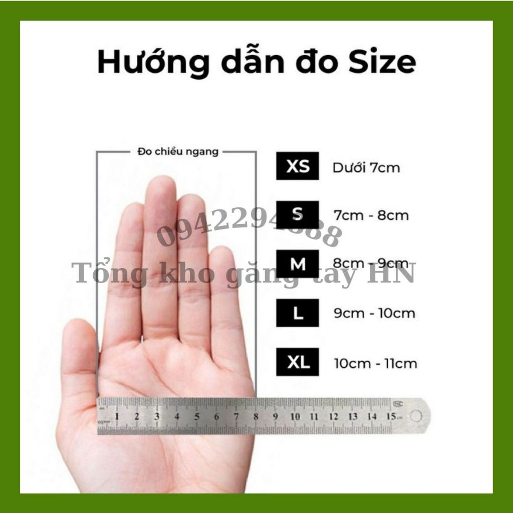 Bịch 100 cái găng tay y tế màu xanh, bao tay y tế màu xanh hàng nhà máy