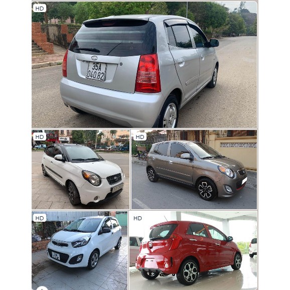 Cao su tăm bông trước, sau Kia Morning 04-19 / Chụp bụi giảm xóc trước, sau Morrning 04-19