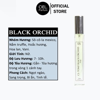 Nước hoa nữ cao cấp CL TOMF BLACK ORCHID Edp 12ml chính hãng CIEL Parfum cách Ngọt ngào, Sang trọng, Bí ẩn, Tinh tế