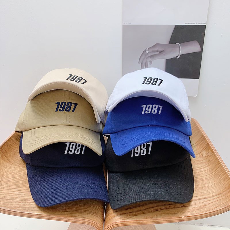 Mũ Lưỡi Trai Họa Tiết 1987 Phong Cách Cổ Điển Cho Nam