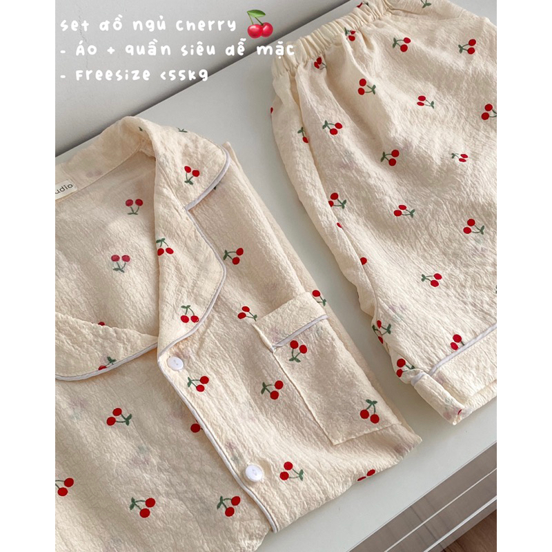 Set đồ ngủ Cherry