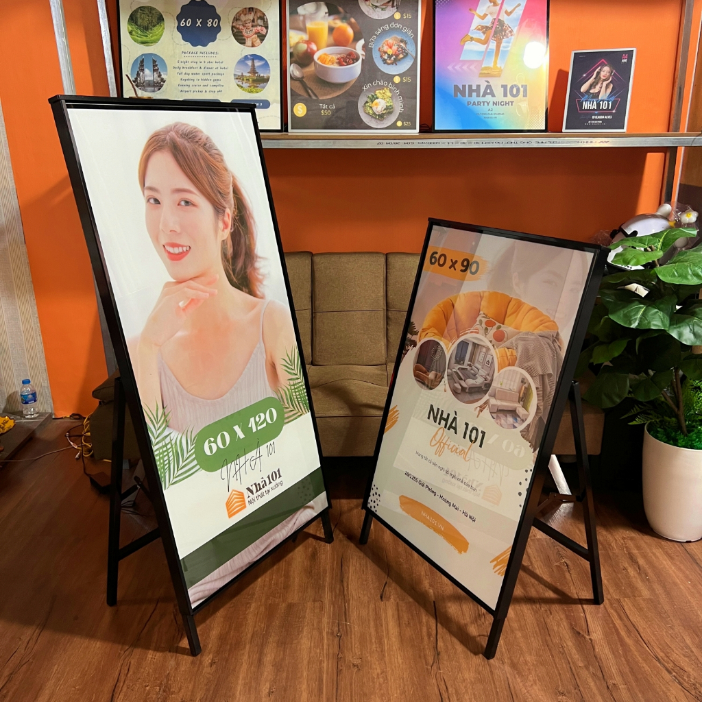 Chân đứng chữ A cho bảng led Nhà 101