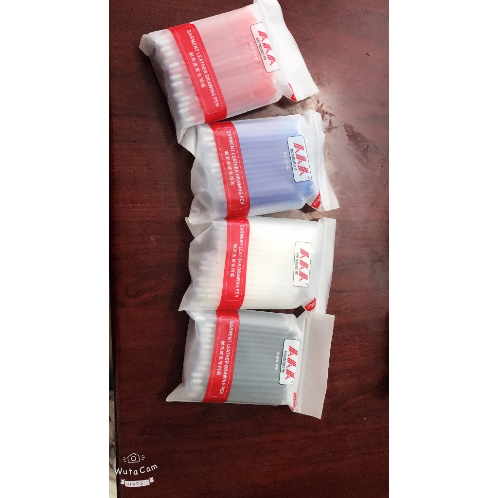 Combo 100 Ruột ngòi bút gel ủi bay - bút vẽ vải - bút vẽ bay màu