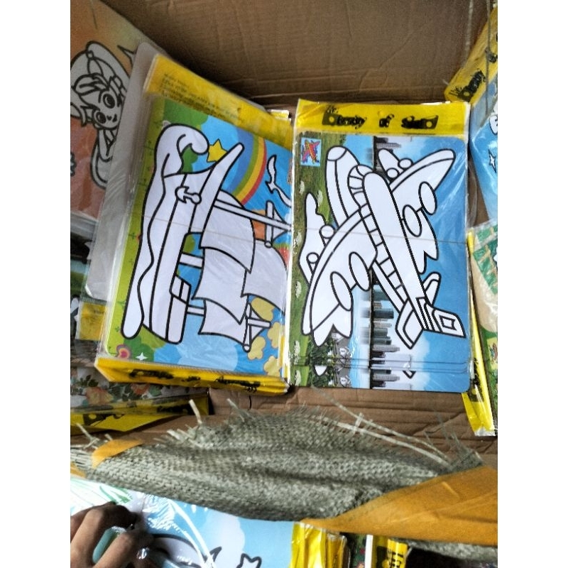 Combo 10 tranh cát không trùng mâu