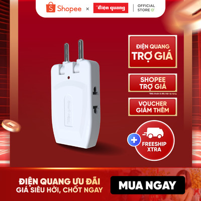 Ổ cắm xoay gấp gọn Điện Quang ĐQ ESK RT thích hợp không gian nhỏ hẹp - Bảo hành 12 tháng
