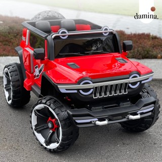 Xe địa hình điện trẻ em 2 chỗ jeep wn1166 | tải trọng 70kg | 4 động cơ | bình 12v10ah | damina