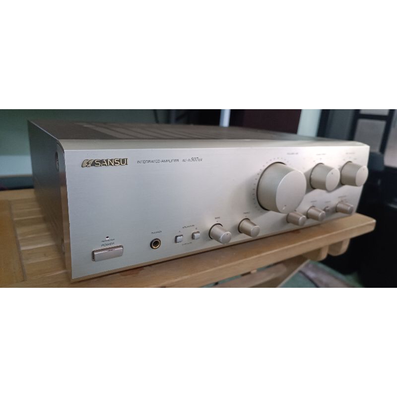 Amply nghe nhạc stereo sansui @507xr vàng chanh