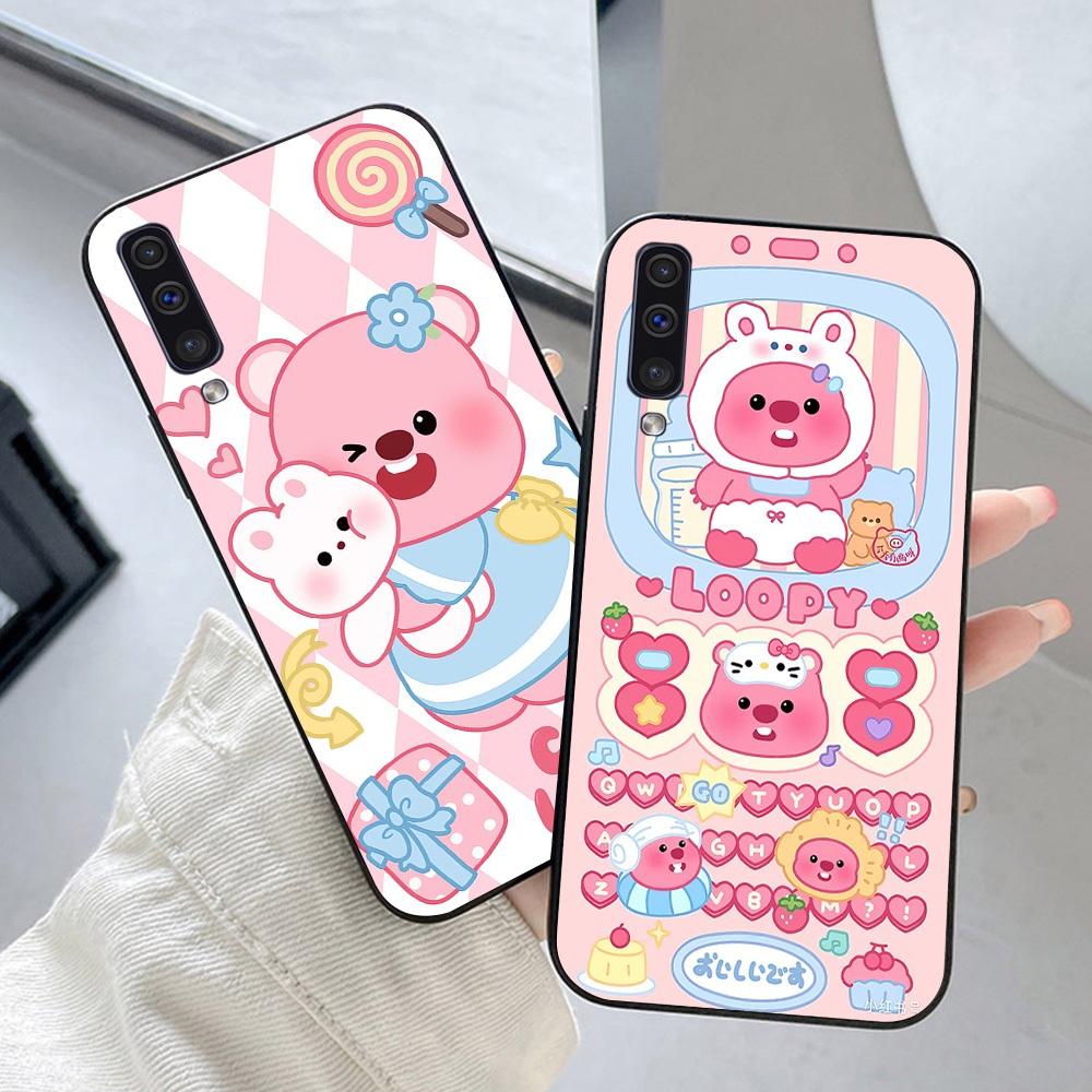 Ốp lưng Samsung a30s / ss a50 / ss a50s / ss a70 / a70s in hình loopy super cute hồng