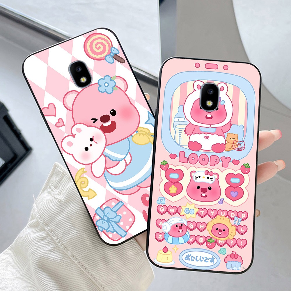 Ốp lưng Samsung j3 pro / ss j5 pro / ss j7 pro in hình loopy super cute hồng