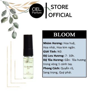 Nước hoa nữ cao cấp CL Bloom Edp chính hãng CIEL Parfum phong cách Quyến rũ, Sang trọng, Quý phái