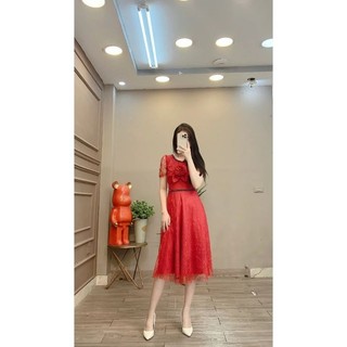 Đầm ren xòe A Monoco
