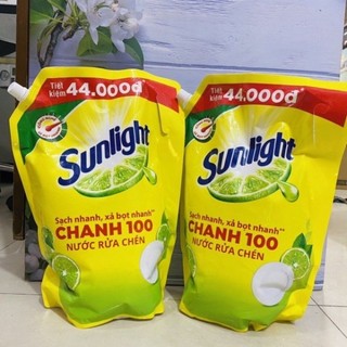 NƯỚC RỬA CHÉN SUNLIGHT TÚI CHANH 3.5Kg (size khủng mới)