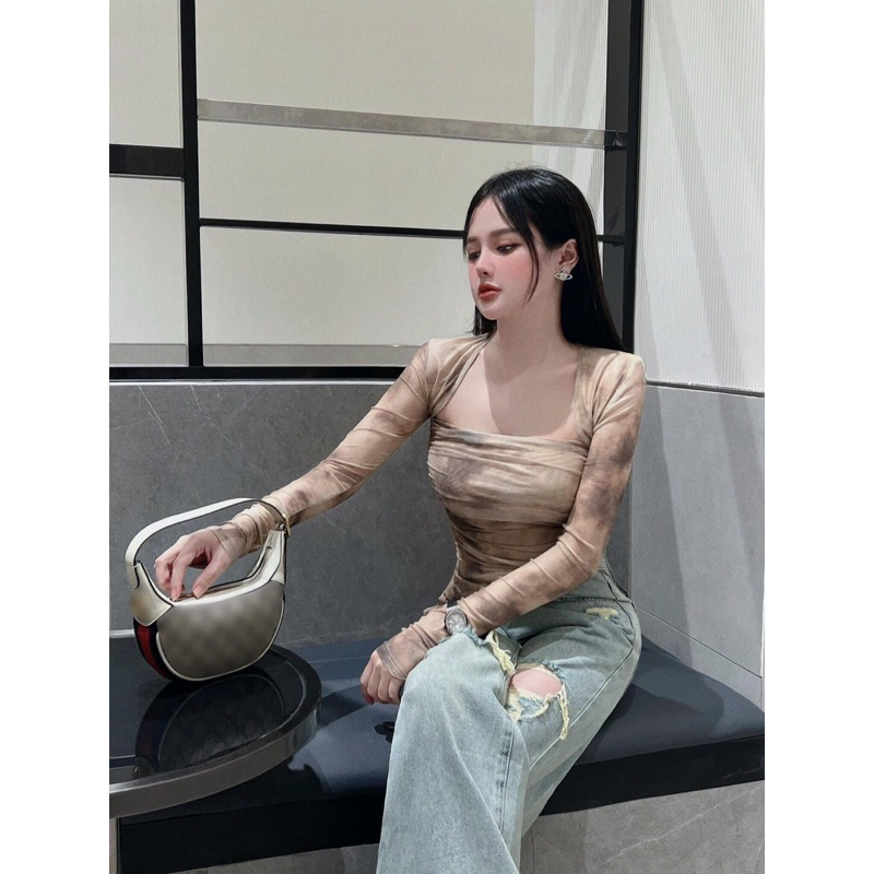 Set Áo Lưới Quây Kèm áo Khoác Body Mã CH836