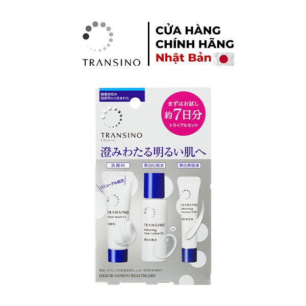 Bộ dùng thử TRANSINO - TRANSINO trial wash EX 3 món