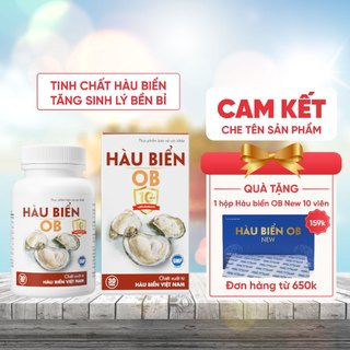 Tinh Chất Hàu Biển OB Tăng Cường Sinh Lý Nam Giới, Tăng Chất Lượng Tinh Binh ( Hộp 30v)