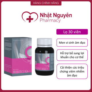  Men vi sinh bổ sung lợi khuẩn PK PROBIOTICS VGA - 1 Hộp 1 lọ 30 viên 