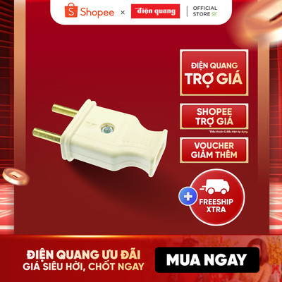 Set 5 Phích cắm chân tròn Điện Quang PC 1/2A-02