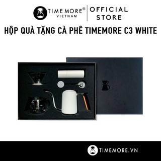 Timemore | hộp quà tặng cà phê pour over c3 set white