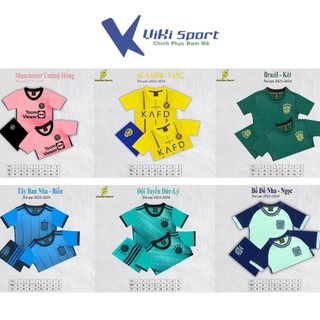 Bộ quần áo đá bóng cho trẻ Từ 10kg đến 45kg SV06- ViKi Sport
