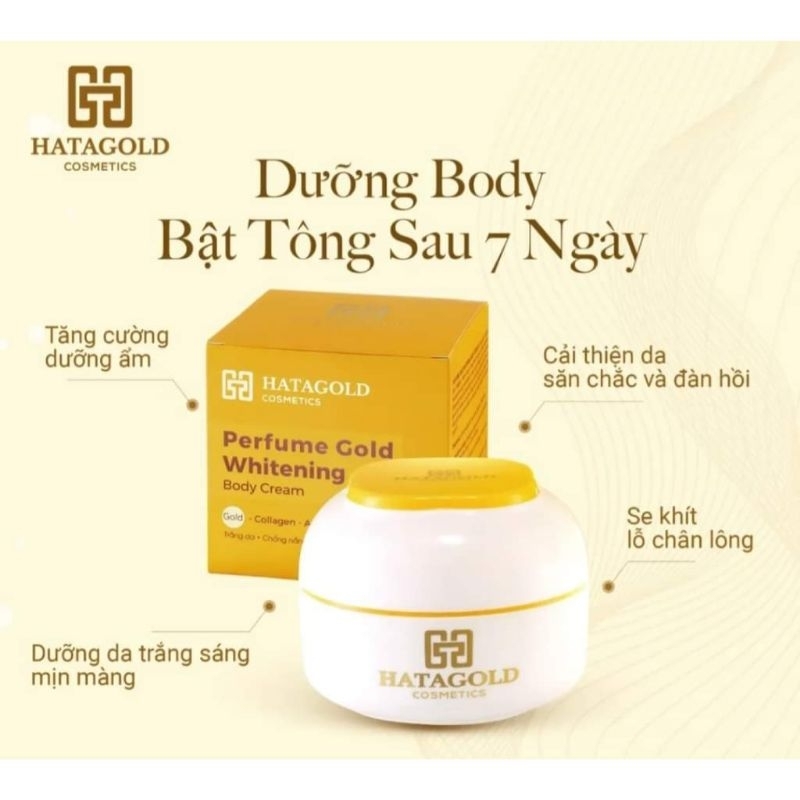 Kem trắng da Body toàn thân Hatagold chính hãng