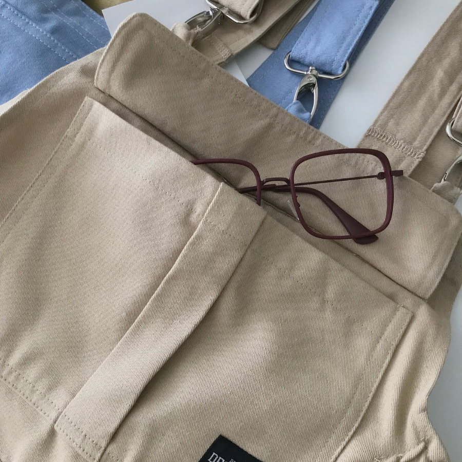 Yếm quần short nữ chất vải kaki ZIE 7212 - Jemcloset