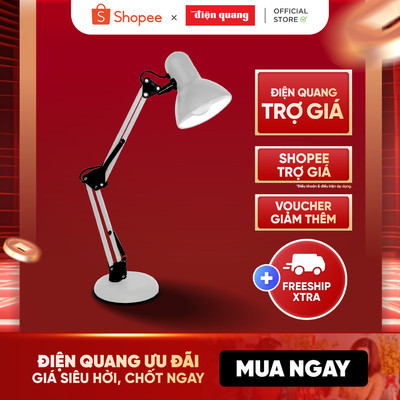 [HỎA TỐC] Đèn bàn bảo vệ thị lực Điện Quang ĐQ DKL14 BW cắm điện trực tiếp (ánh sáng vàng) - Bảo hành 12 tháng