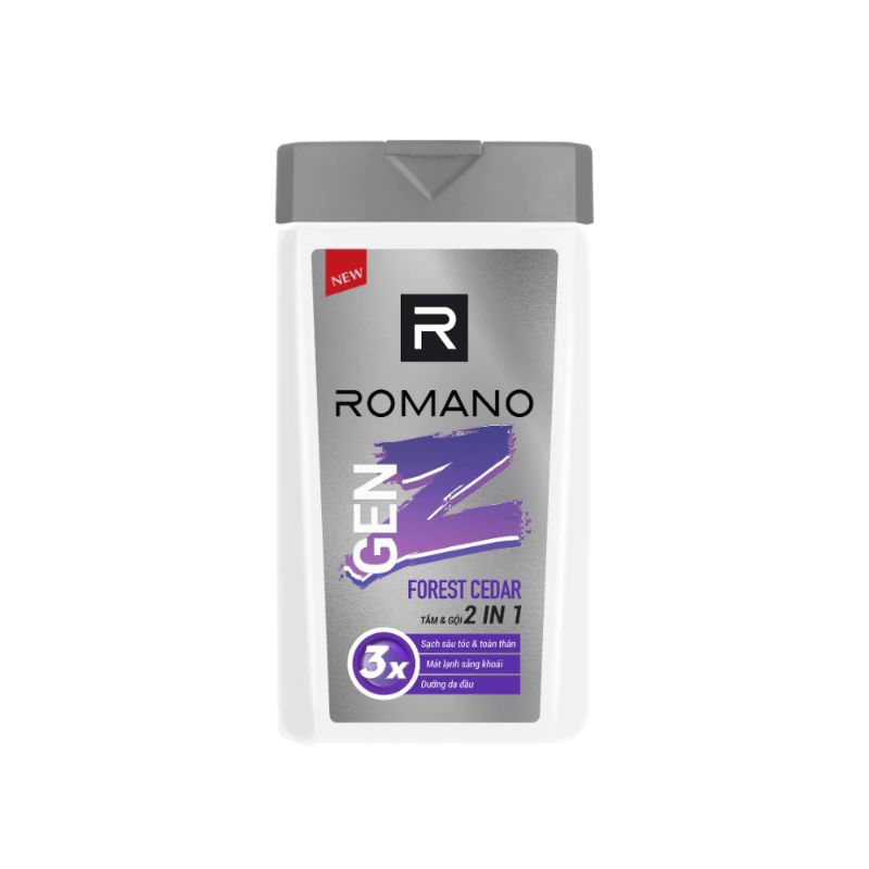 Tắm gội 2in1 Romano GenZ 150g