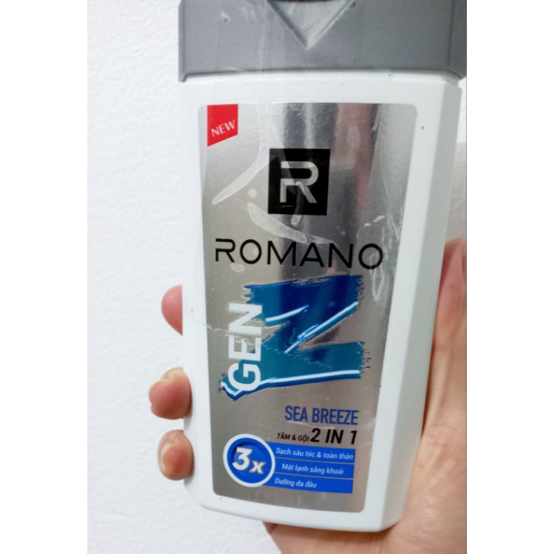 Tắm gội 2in1 Romano GenZ 150g
