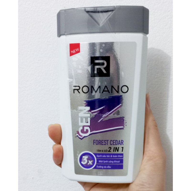 Tắm gội 2in1 Romano GenZ 150g