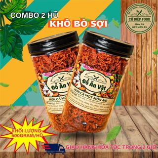 Combo 1kg khô bò sợithơm ngon
