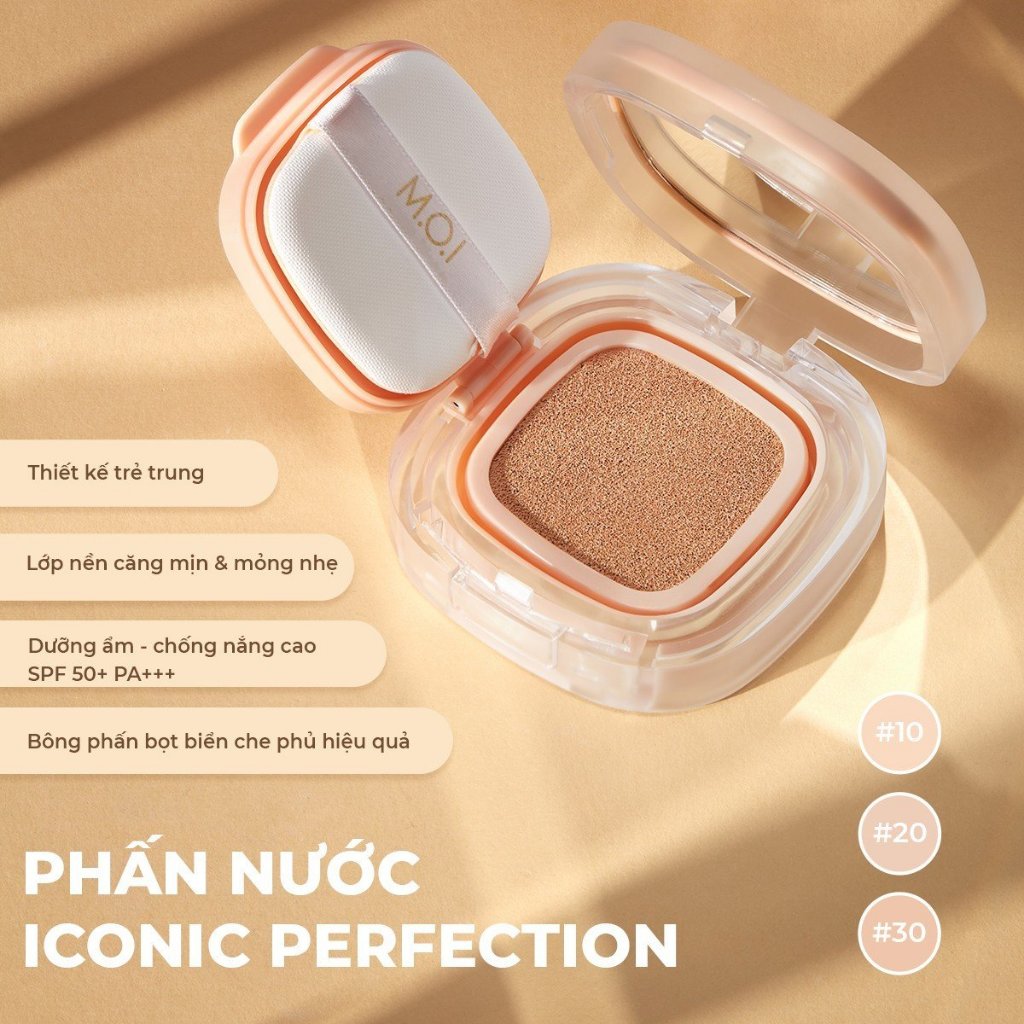 Phấn nước M.O.I Iconic Perfection Cushion SPF 50+ PA+++ 12g