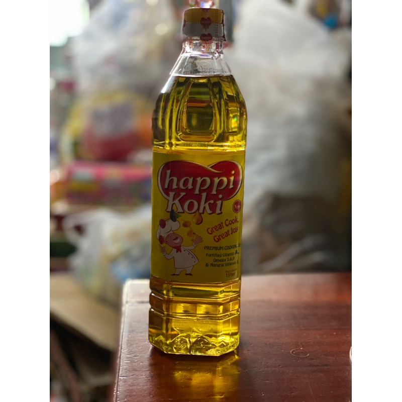 Dầu ăn HAPPY KOKI chai 1lít