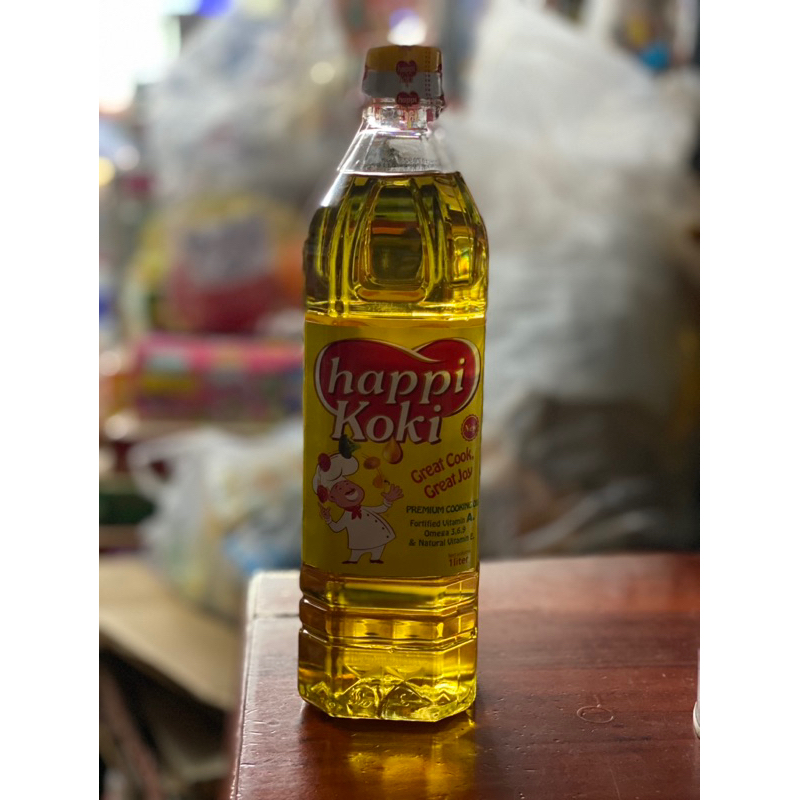 Dầu ăn HAPPY KOKI chai 1lít